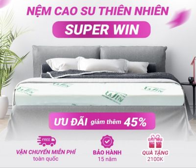 NỆM CAO SU THIÊN NHIÊN SUPER WIN THẮNG LỢI 