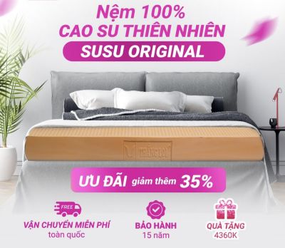 NỆM 100% CAO SU THIÊN NHIÊN THẮNG LỢI SUSU-ORIGINAL