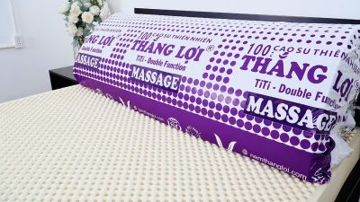 NỆM 100% CAO SU THIÊN NHIÊN THẮNG LỢI TITI -  MASSAGE DOUBLE FUNCTION